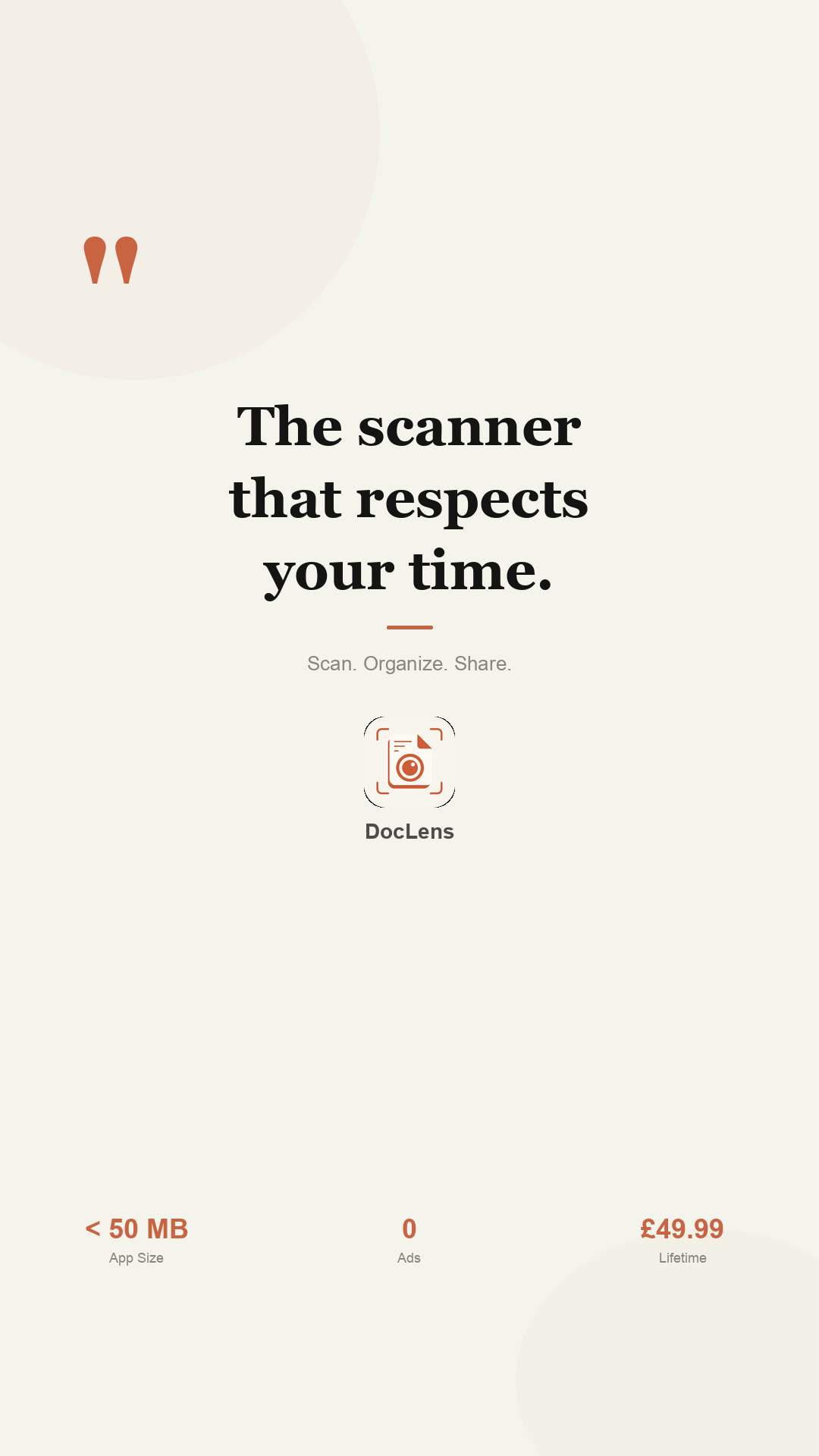 DocLens — Scan. Organize. Share.